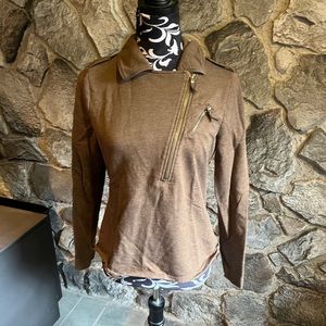 Ralph Lauren Brown Half Zip Jacket M